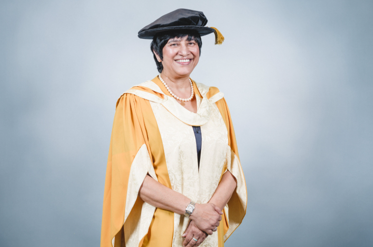 Midwife urges global workforce reform to save lives as she receives honorary doctorate 